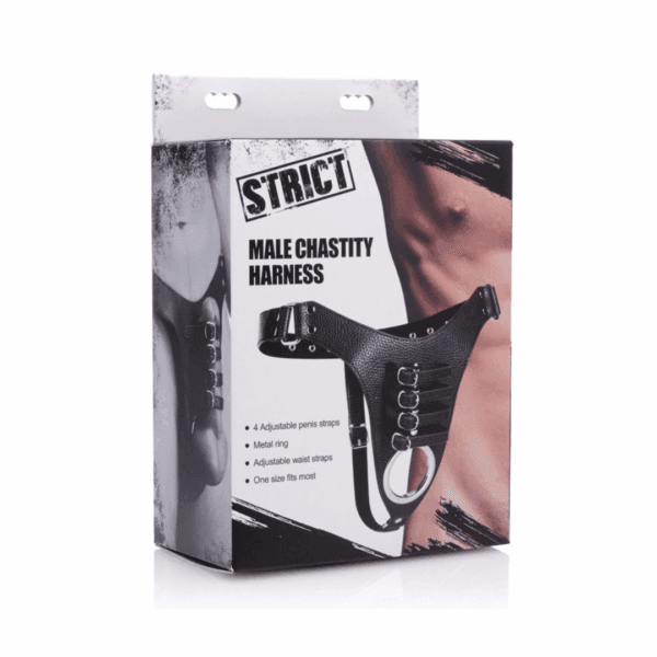 strict male chasitty harness black Strict - Male Chasitty Harness - Black
