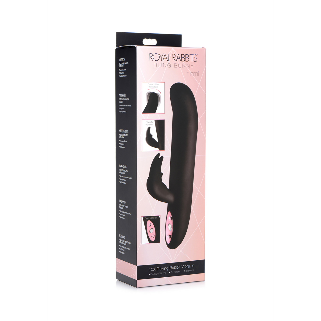 Inmi - Royal Rabbits Bling Bunny - Flexibele Konijnen Vibrator