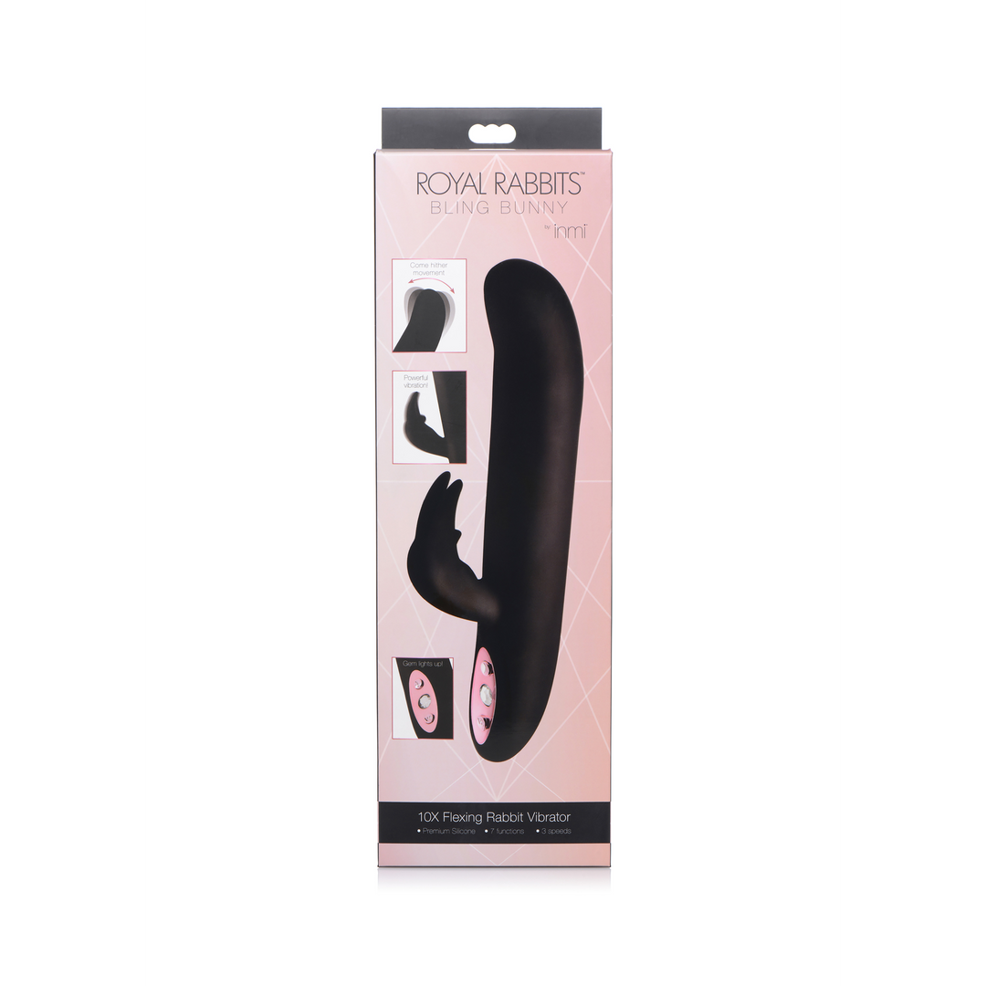Inmi - Royal Rabbits Bling Bunny - Flexibele Konijnen Vibrator