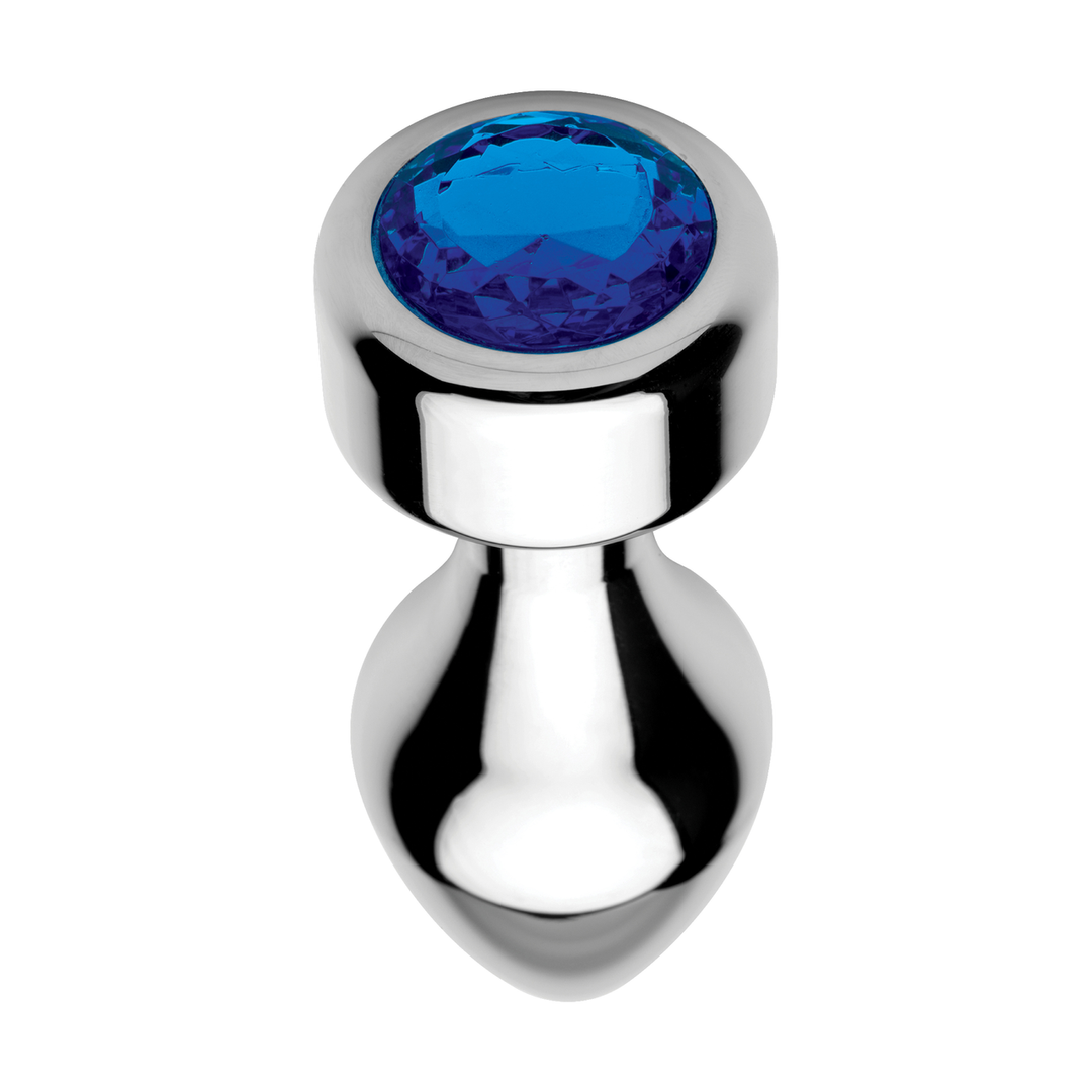 Booty Sparks - Blauwe Edelsteen - Verzwaarde Aluminium Plug - Medium