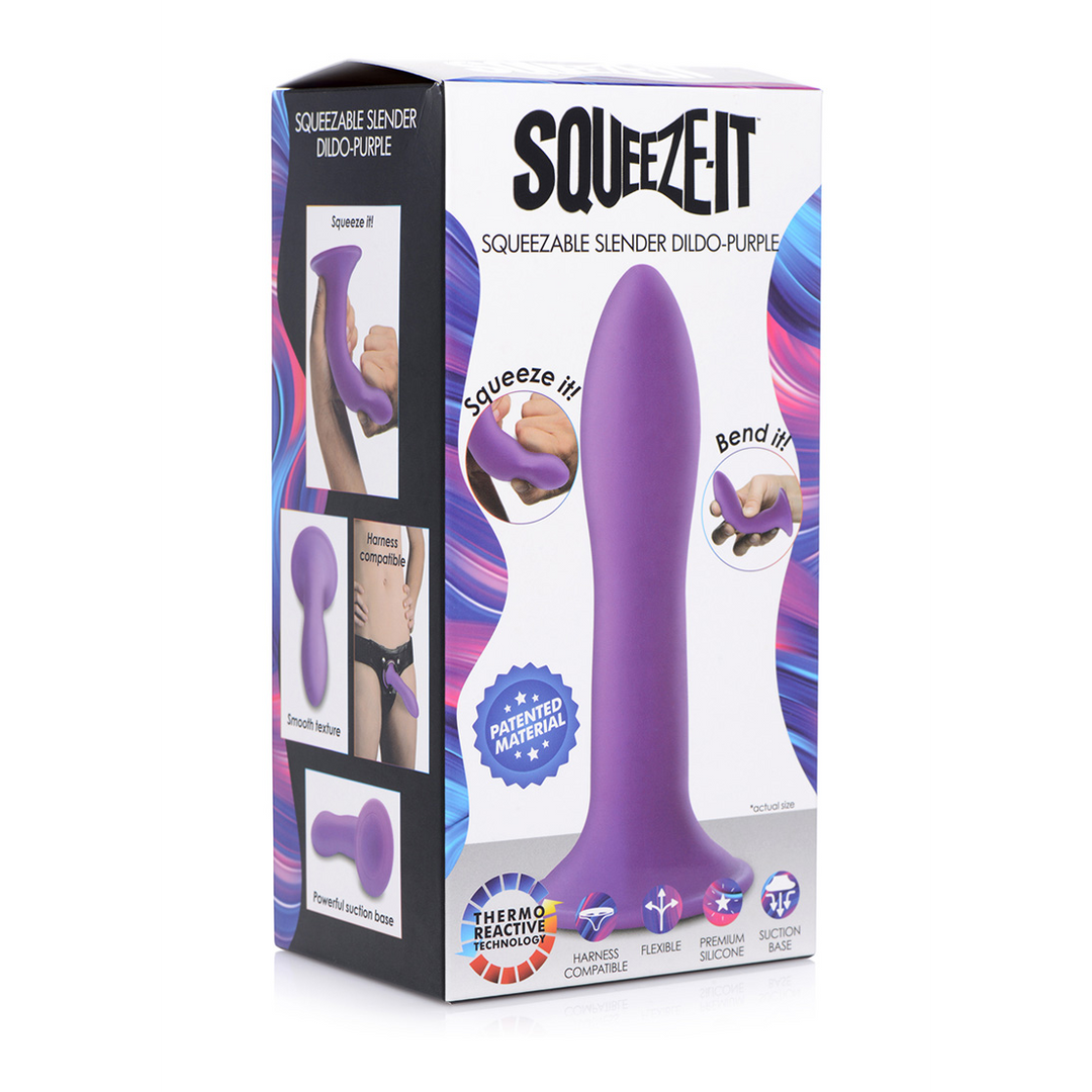 Squeeze-It - Knijpbare Slanke Dildo