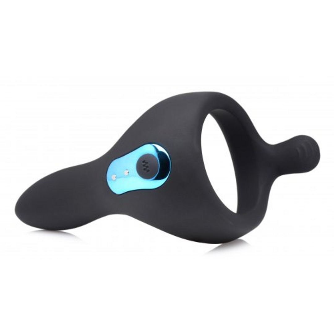 Trinity Vibes - Power Taint - Siliconen Cock- en Ballring met Afstandsbediening