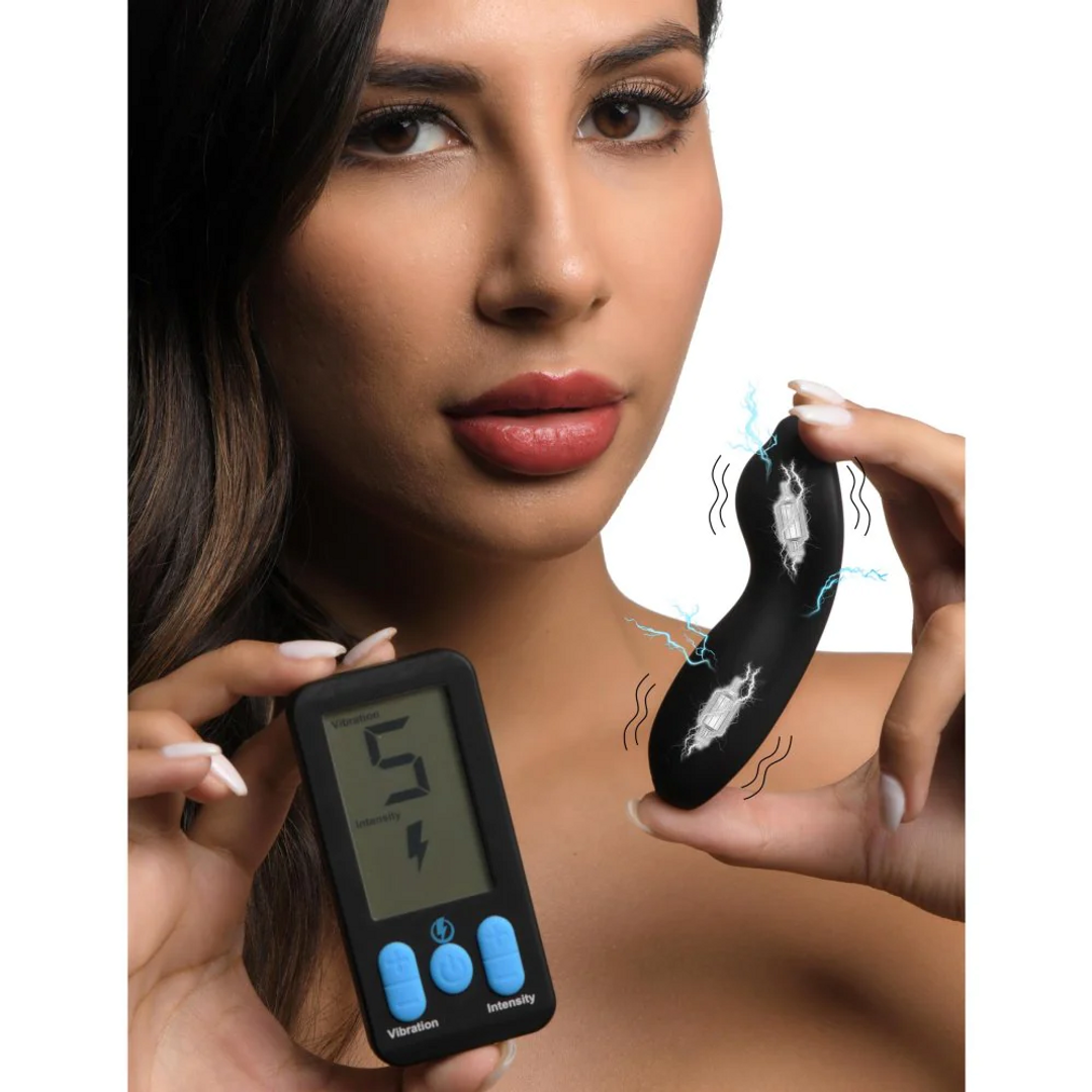 Zeus Electrosex - E-Stim Panty Vibe met Afstandsbediening - Zwart