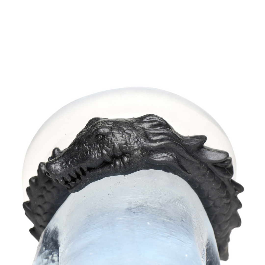 Creature Cocks - Zwarte Caiman - Silicone Cockring - Zwart