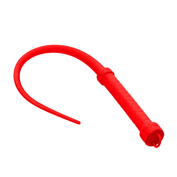 Master Series - Viper Tail - Siliconen Whip - Rood