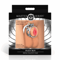 Master Series - Pussy Boy - Metalen Kastele cage