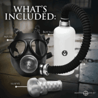 Master Series - Overload - Stroker Gas Mask Kit - Zwart