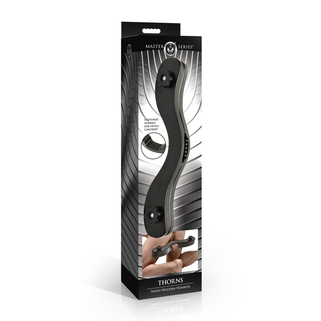 Master Series - Doren - Gespijkerde Houten Humbler - Zwart