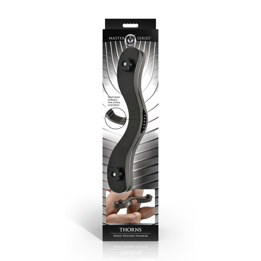 Master Series - Doren - Gespijkerde Houten Humbler - Zwart