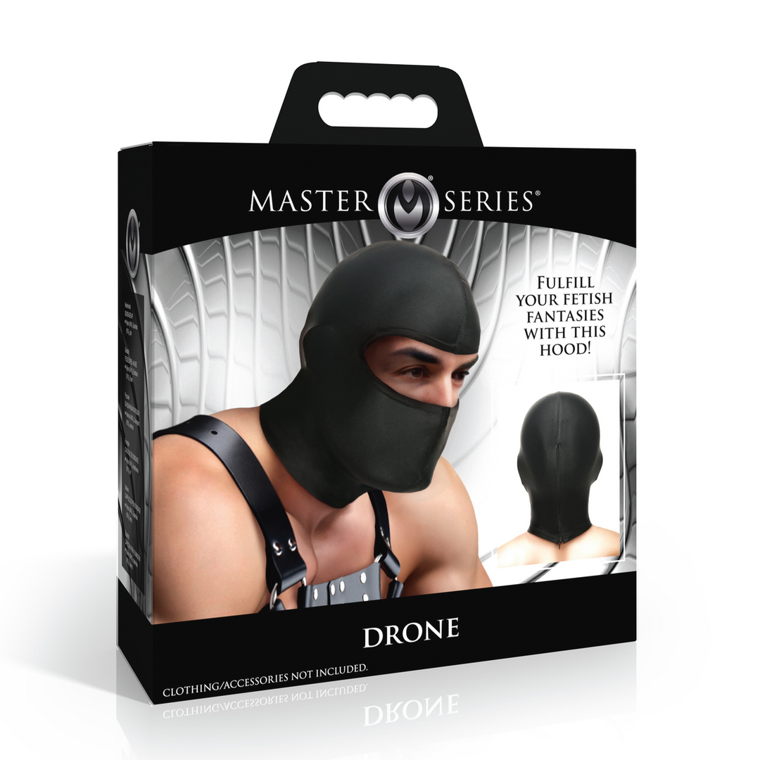 Master Series - Drone - Kap met Open Ogen - Zwart