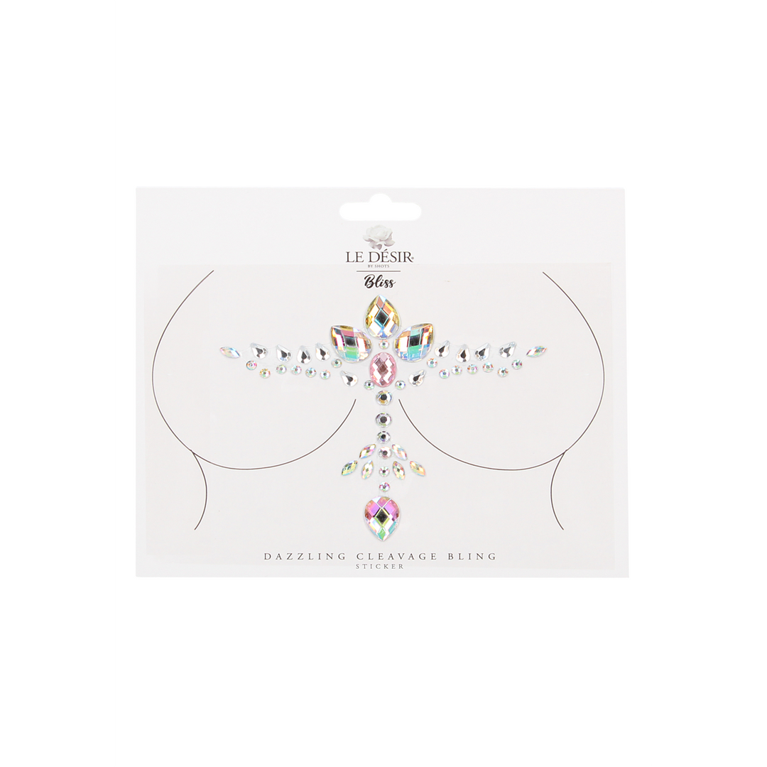 Bliss  - Stralende Cleavage Bling Sticker
