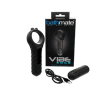 Bathmate - Vibe - Edge - Vibrerende Cockring en Bullet - Zwart