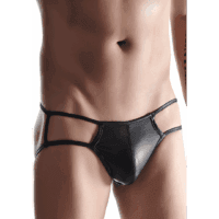 Wetlook Men's briefs - XXL - Black