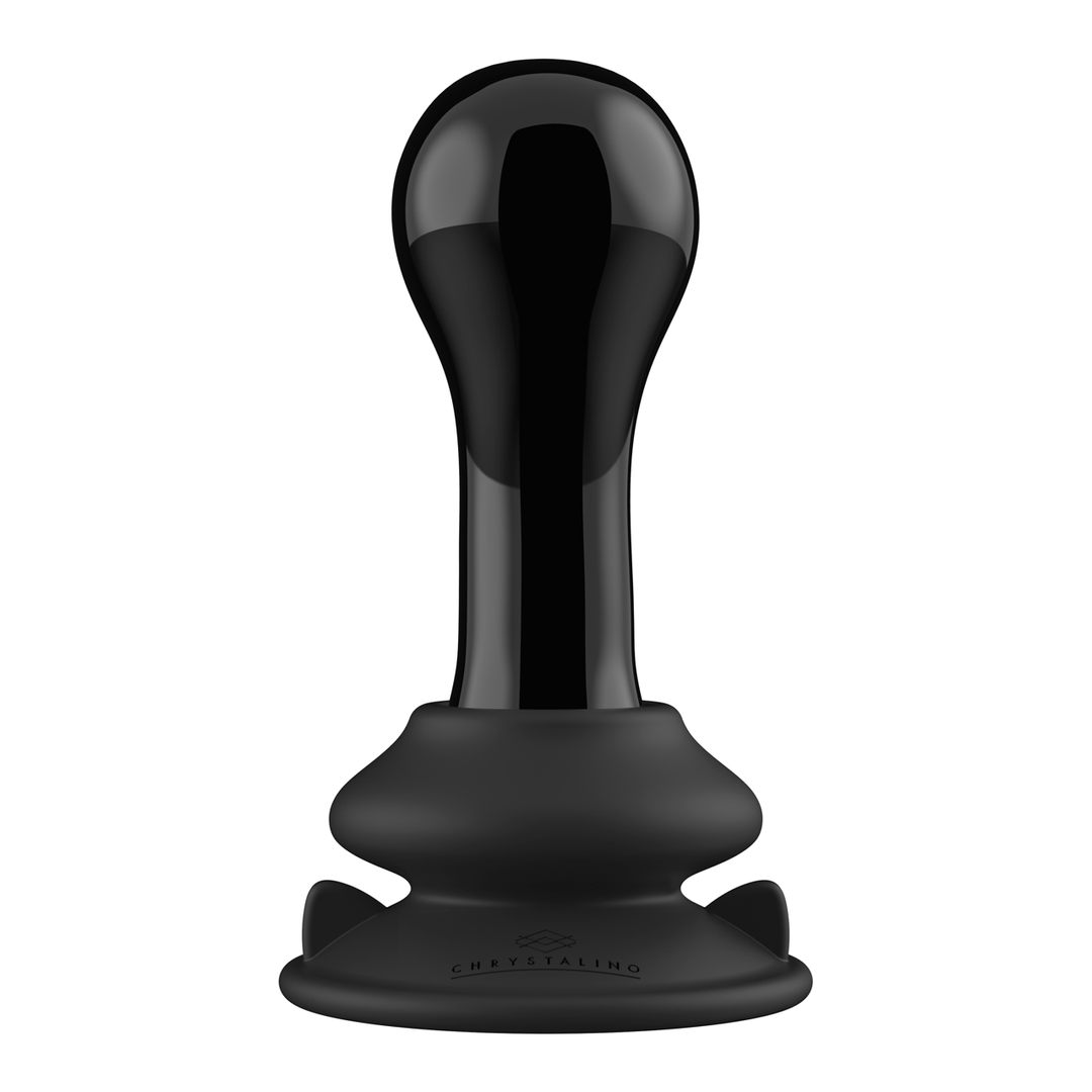 Chrystalino  - Globy - Glazen Vibrator met Suction Cup