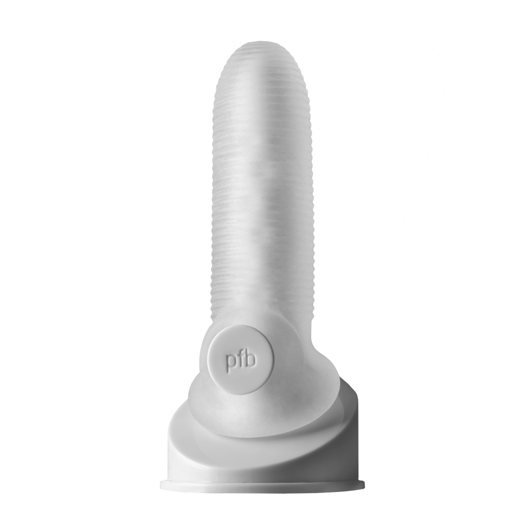 PerfectFit - Fat Boy Micro Ribbed Sheath - Dildo - 6 / 14 cm
