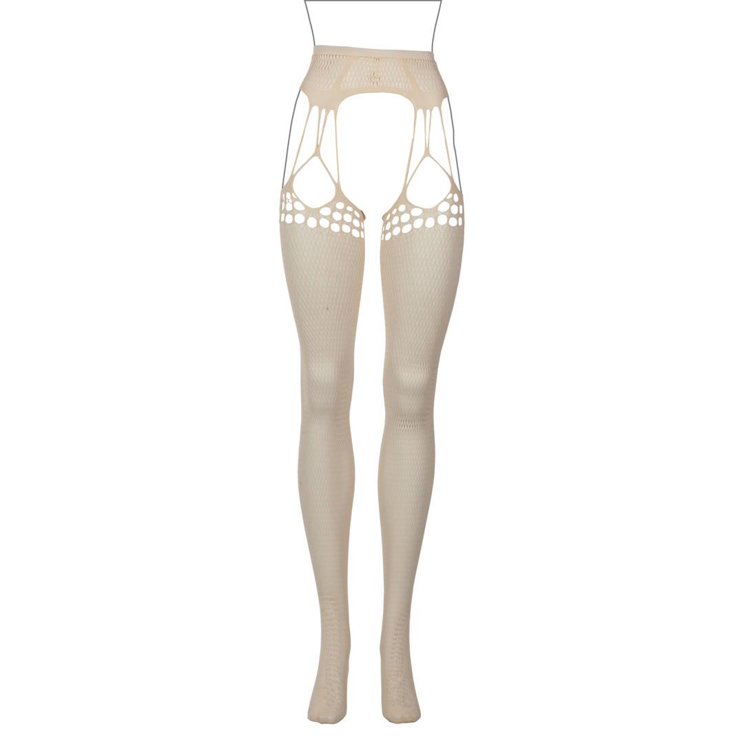 Shredded Suspender Pantyhose - One Size