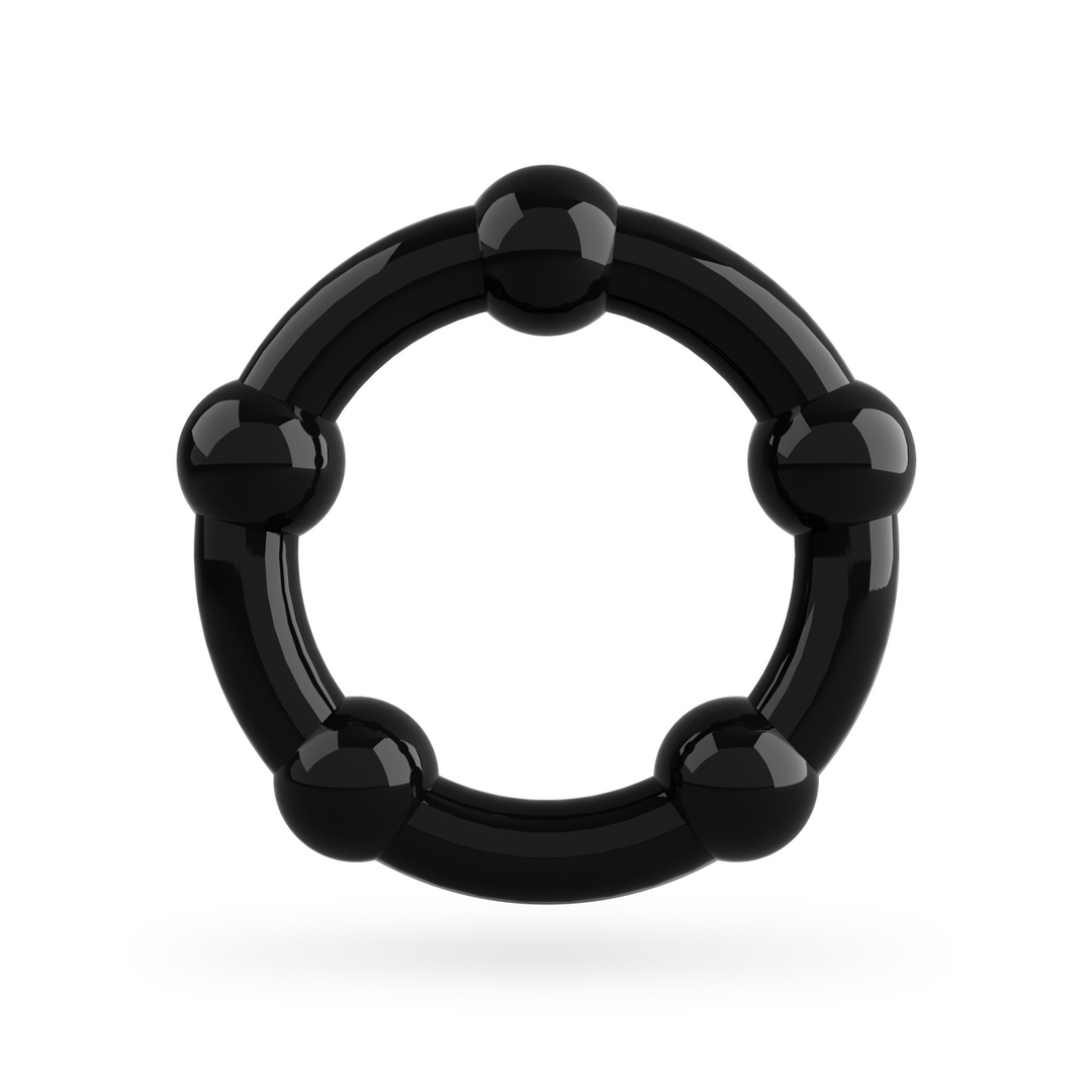Triple Bead - Cockring Set - Zwart