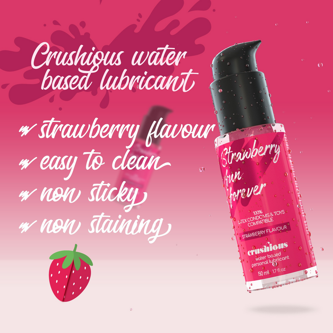 Waterbasis Glijmiddel - Aardbei Smaak - 1,7 fl oz / 50 ml