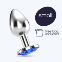 Bijou - Anale Sieraad Plug - Klein - Blauw