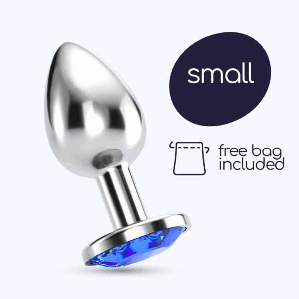 Bijou - Anale Sieraad Plug - Klein - Blauw
