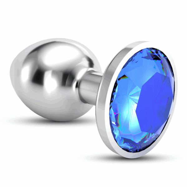 Bijou - Anale Sieraad Plug - Klein - Blauw