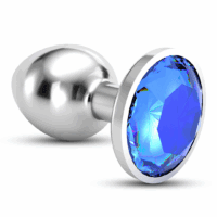Bijou - Anale Sieraad Plug - Groot - Blauw