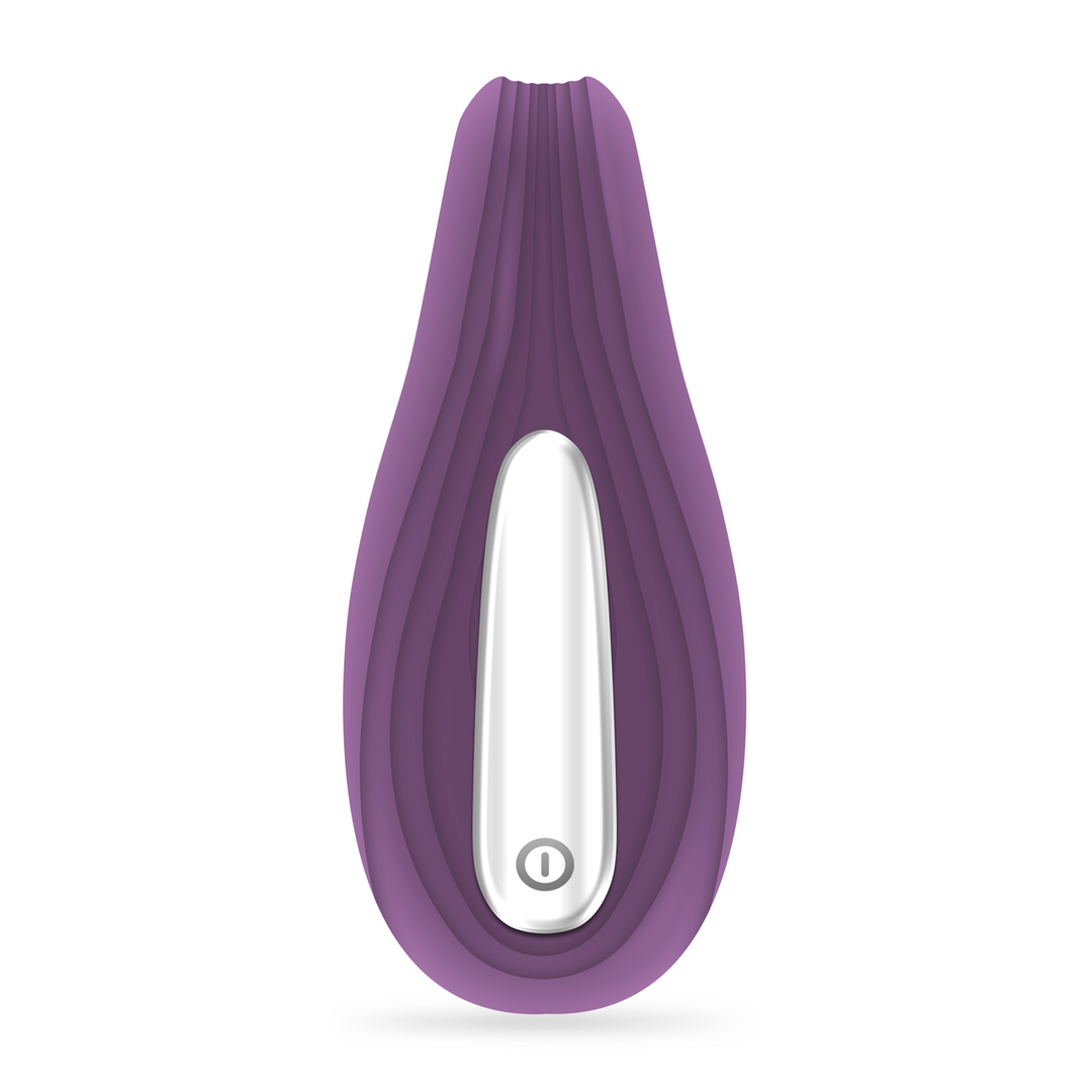 Pleasuriser - Rechargeable Vibrator with Waterbased Lubricant - 1.7 fl oz / 50 ml - Purple