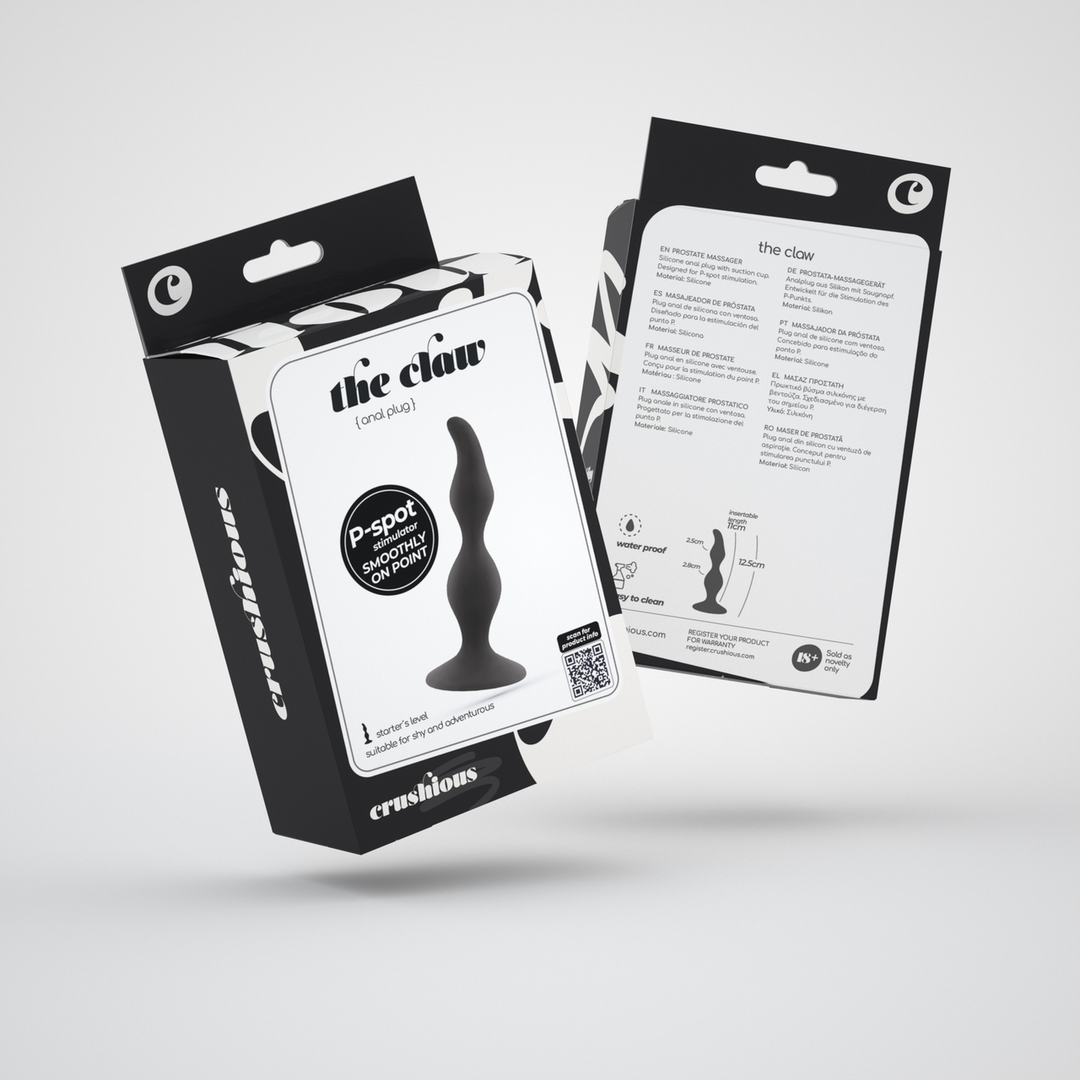 The Claw - Prostaat Massager Plug - Zwart