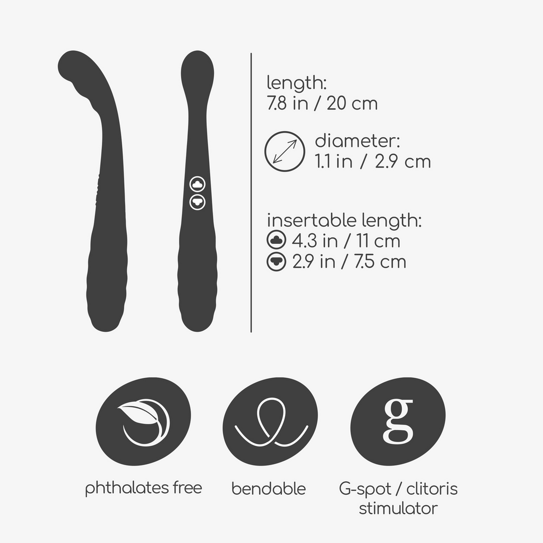 Pixie - Flexibele Dual Vibrator - Roze