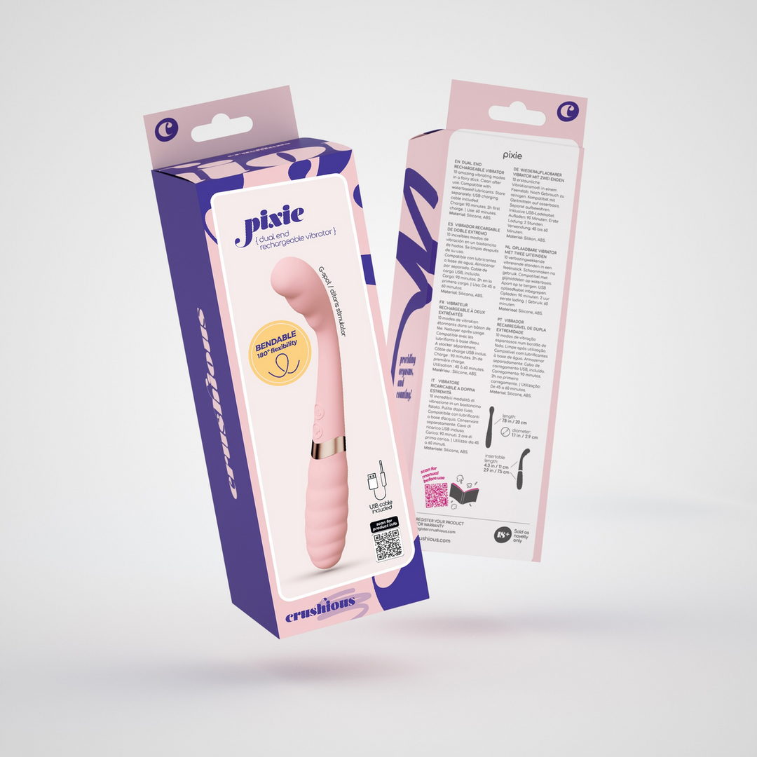 Pixie - Flexibele Dual Vibrator - Roze