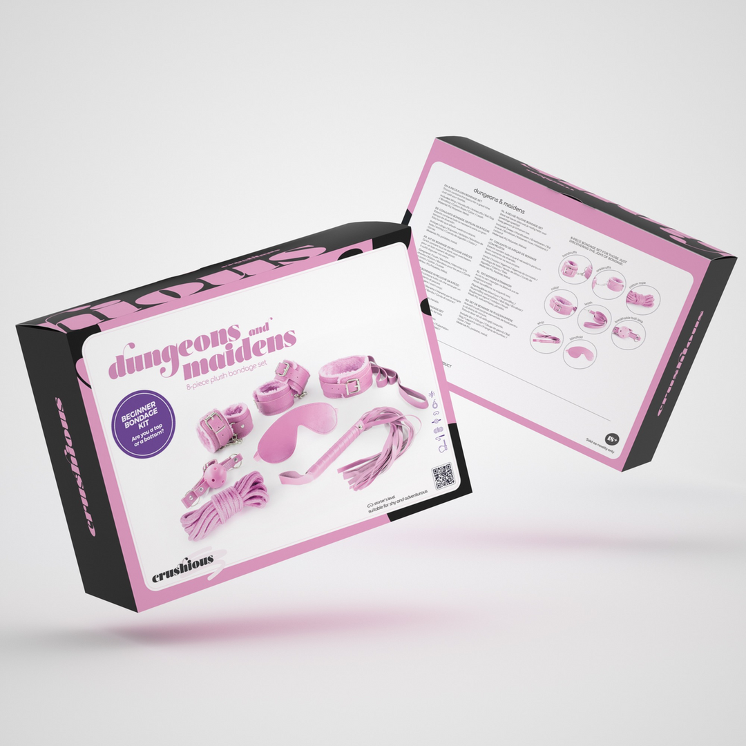 Dungeons and Maidens - 8-delige BDSM Kit - Roze