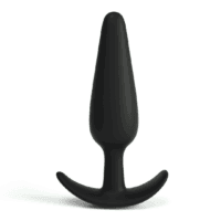 Tic - Siliconen Anale Plug - Klein - Zwart