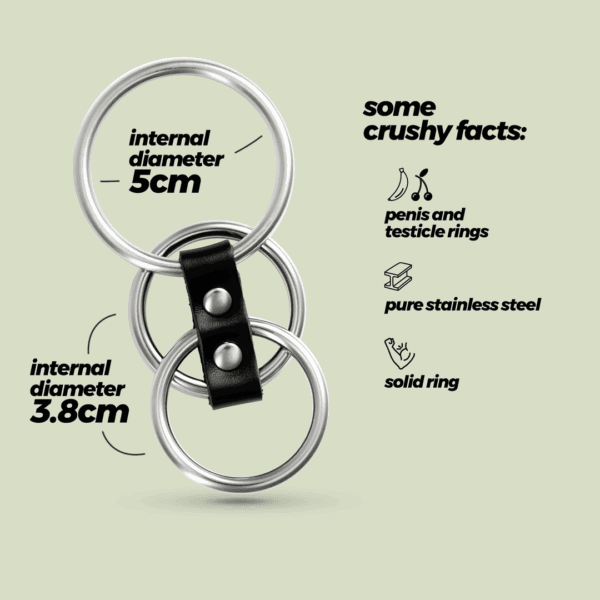 Saruman - Metalen Cockring Set - Zilver