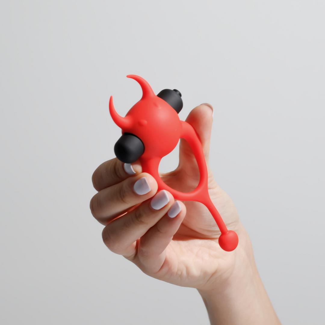 Daemon - Vibrerende Cockring - Rood