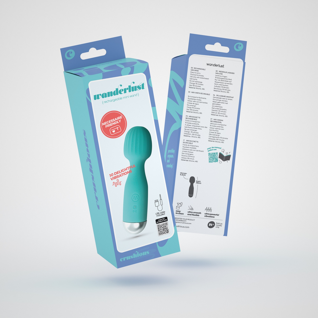 Wanderlust - Mini Wand Massager - Muntgroen