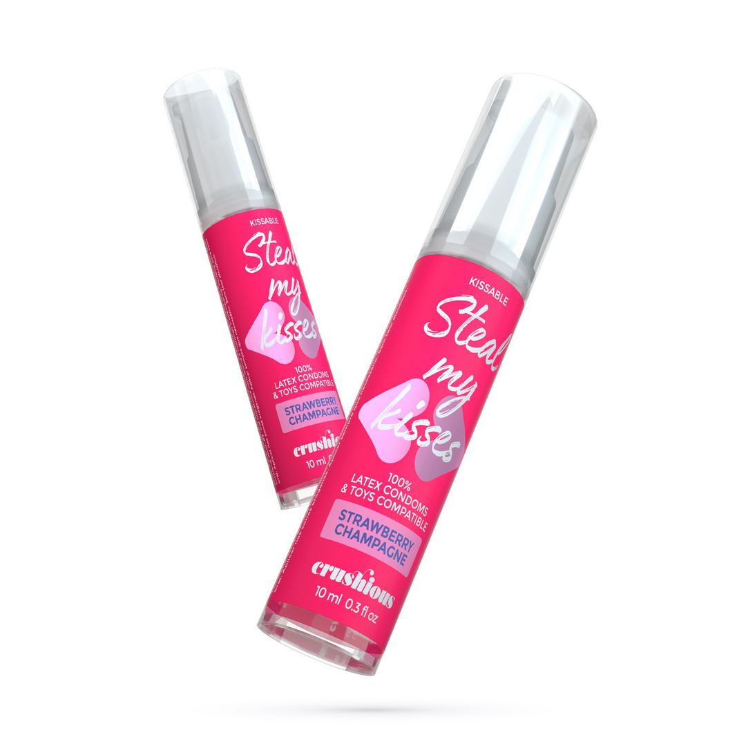 Steal My Kisses - Glijmiddel - Aardbeien Champagne Smaak - 0,3 fl oz / 10 ml