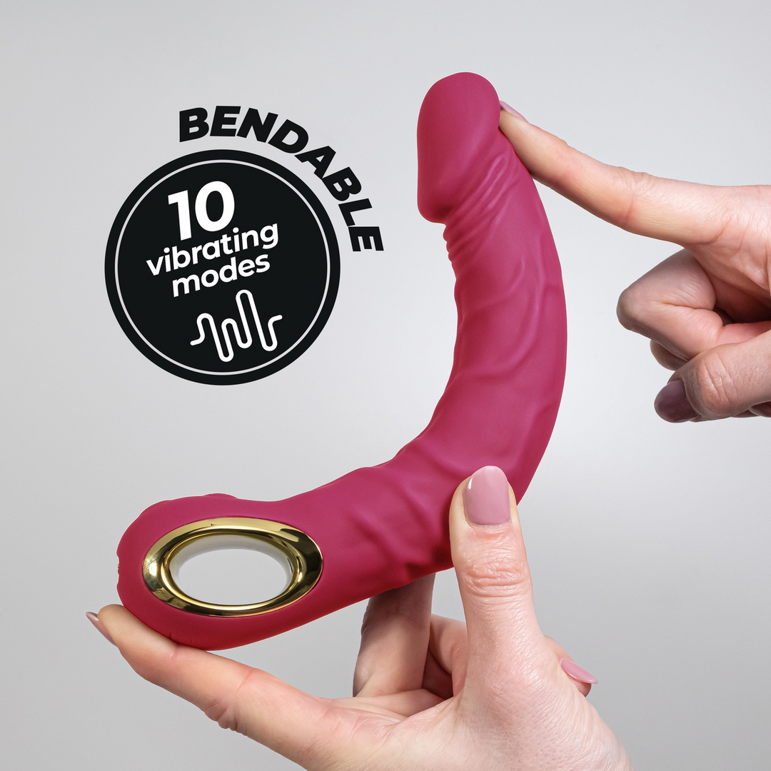 Magnus Bend - Realistische Flexibele Vibrator - Roze