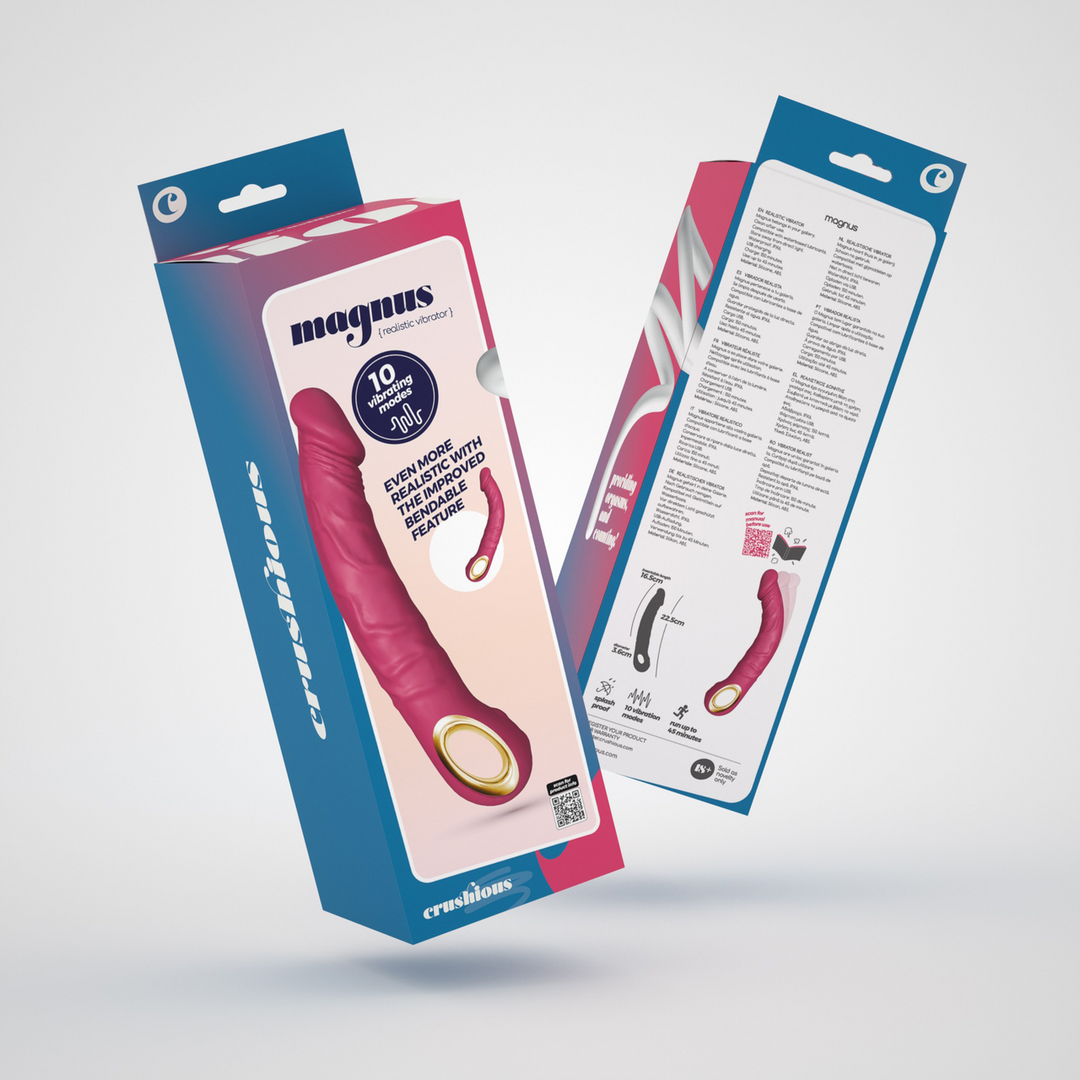 Magnus Bend - Realistische Flexibele Vibrator - Roze