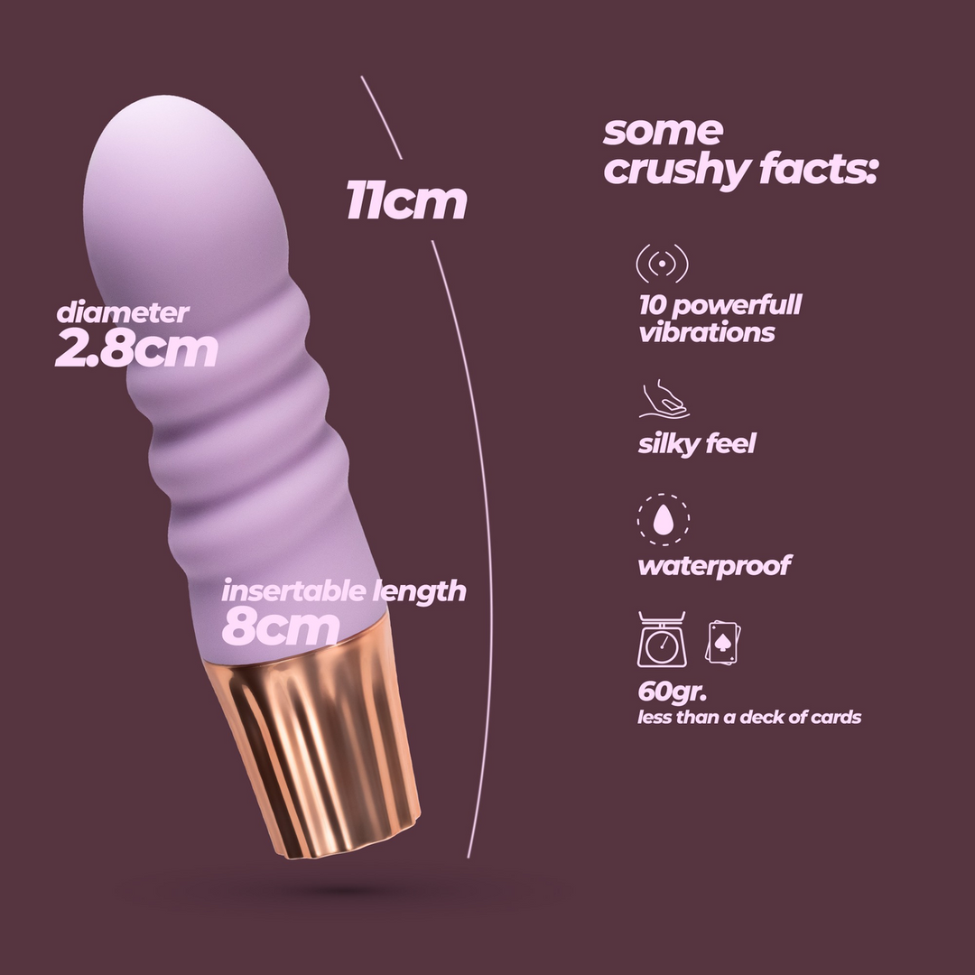 Mellow Bubbles - Mini Vibrator - Lavendel