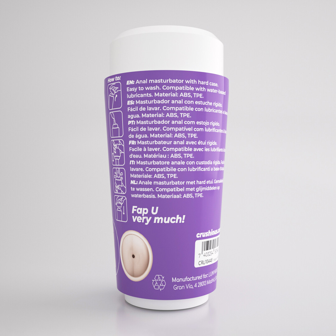 Fappucino Hot Buns - Anale Masturbator Cup - Paars