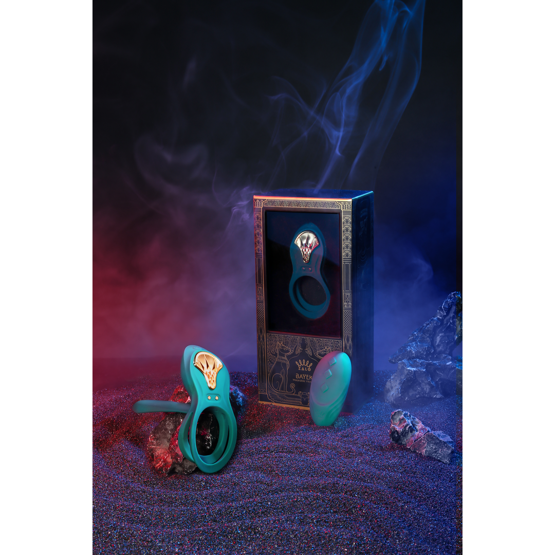 Zalo - BAYEK - Draagbare Vibrator - Turquoise Groen