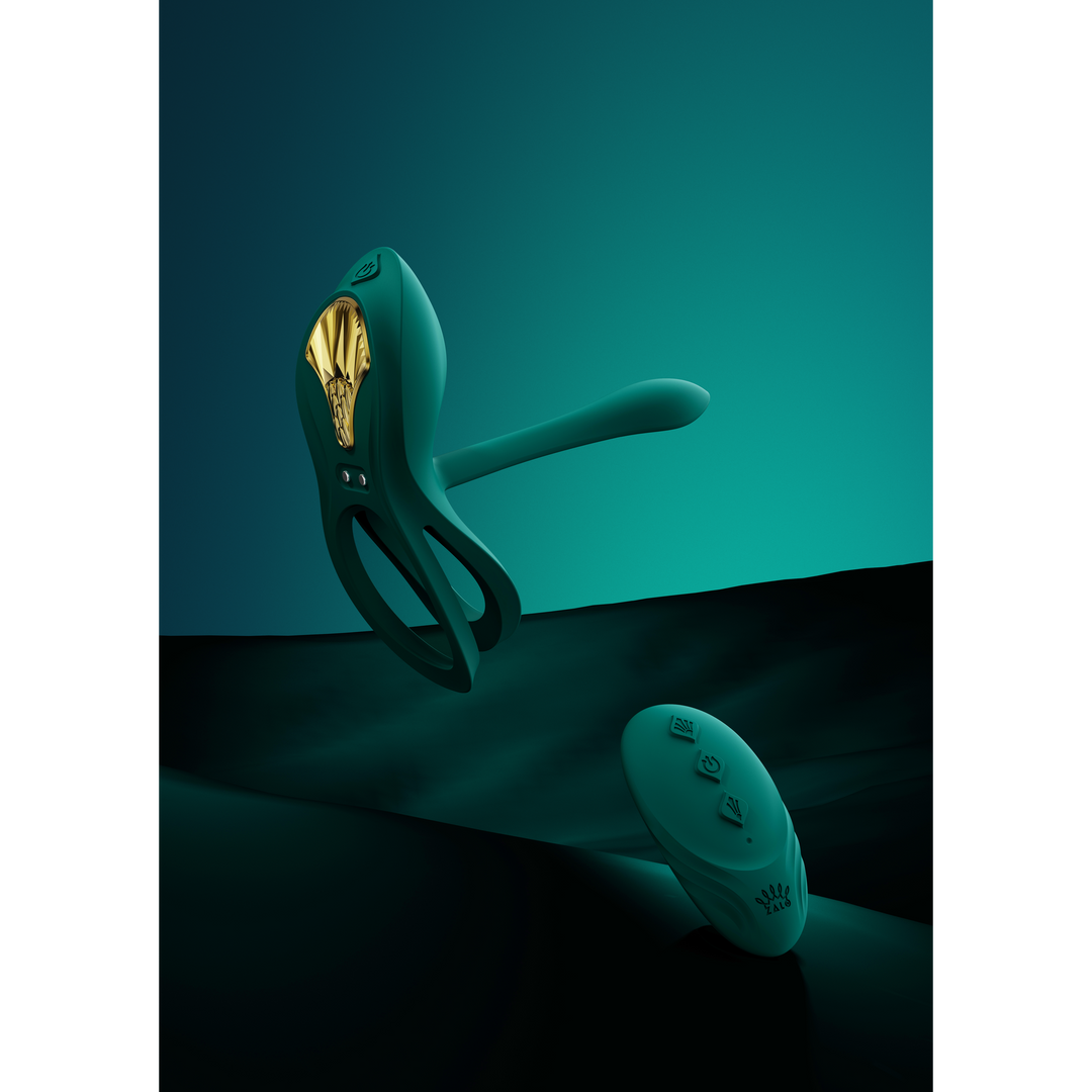 Zalo - BAYEK - Draagbare Vibrator - Turquoise Groen