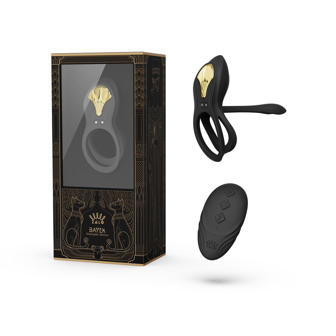 Zalo - BAYEK - Draagbare Vibrator - Obsidiaan Zwart