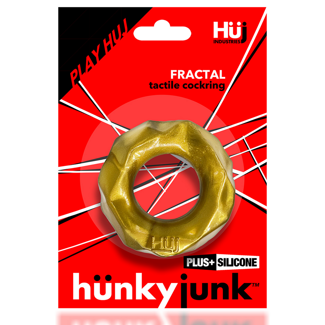 Hunkyjunk - Fractal - Tactiele Cockring - Brons