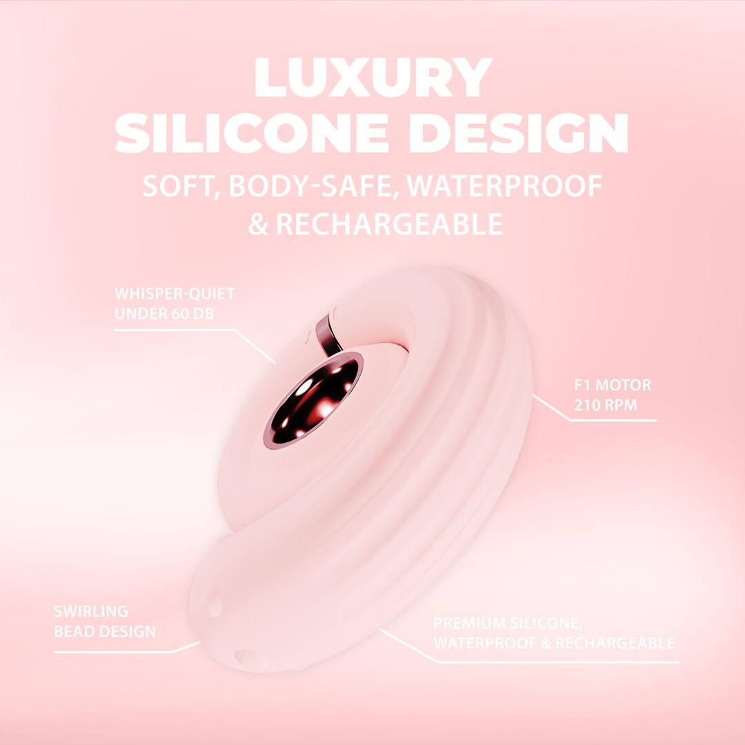 Perles - Draaibare Parels Swirl - Roze