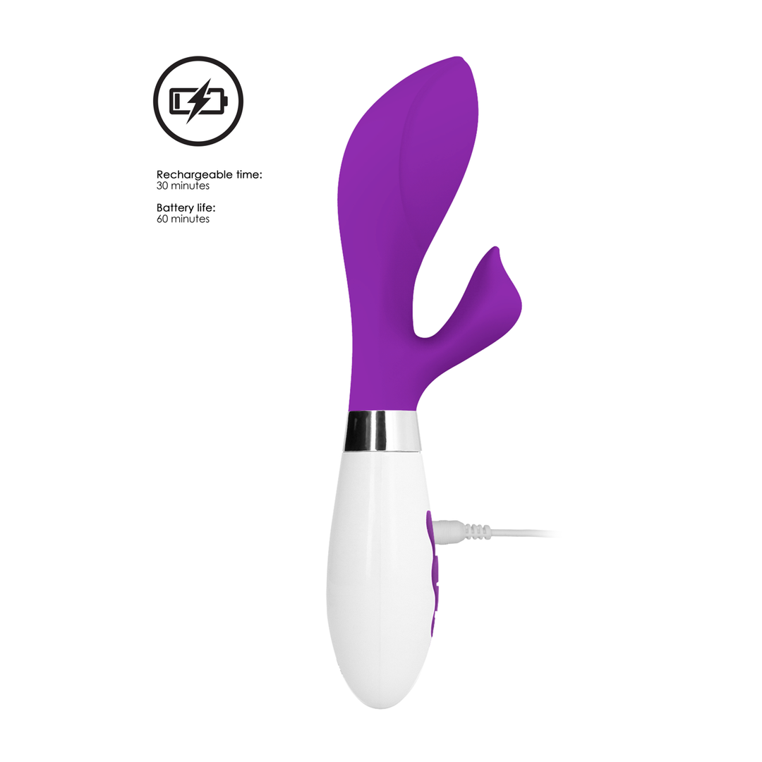 Luna - Achelois - Oplaadbare Clitorisstimulator en Vibrator - Paars