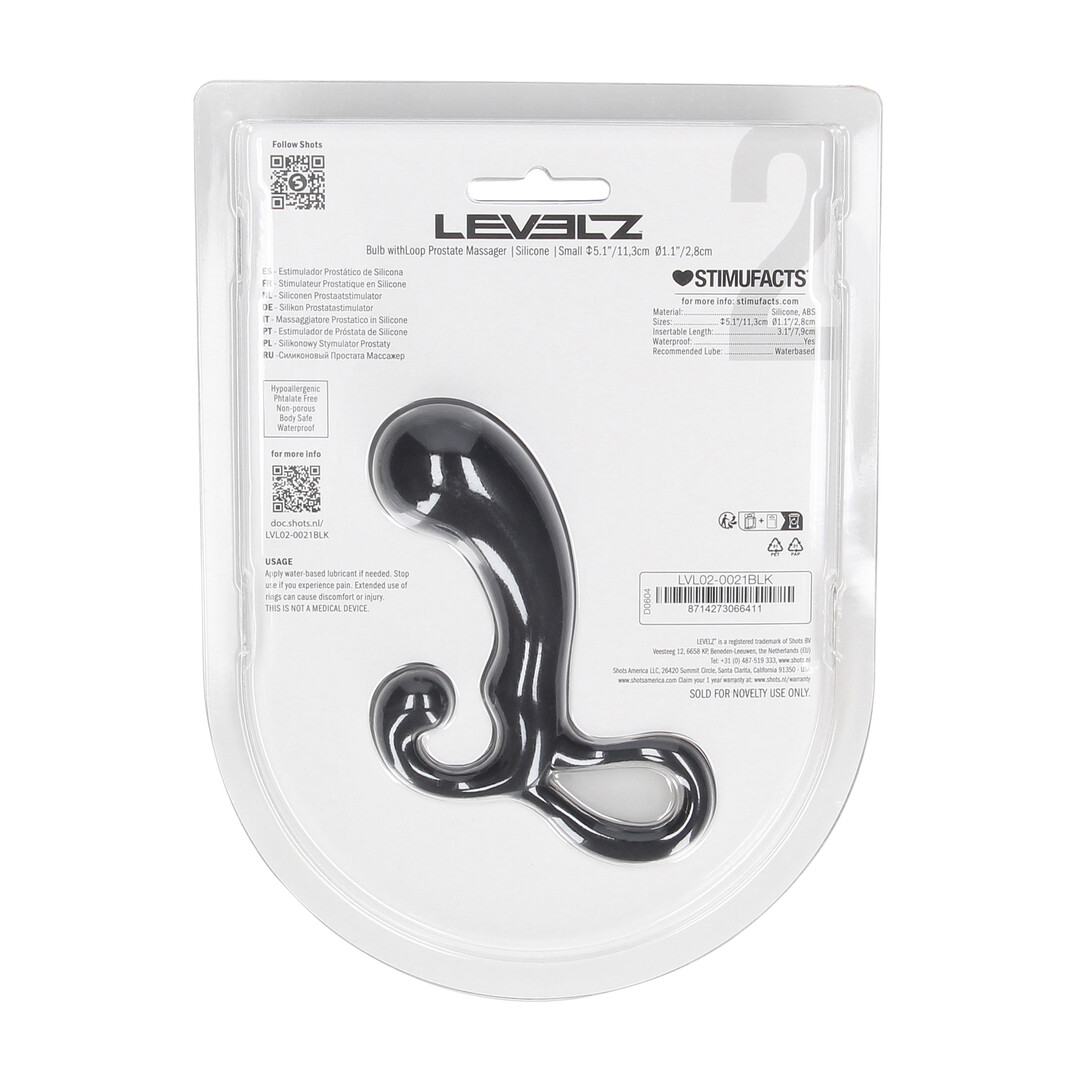 Levelz - Bol met Lussen Silicium Prostaat Massager - S - Zwart