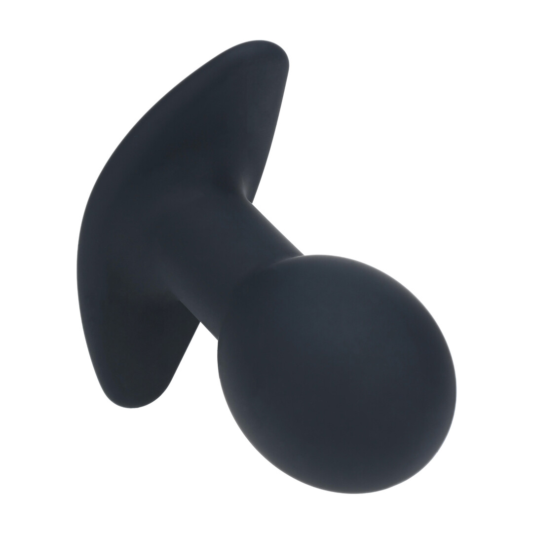 Levelz - Enkele Gloeilamp Vibrerende Siliconen Anale Plug - Zwart