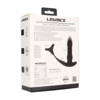 Levelz - Vibrerende en Duwende Siliconen Prostaatmassager met Tri O Cockring - Zwart