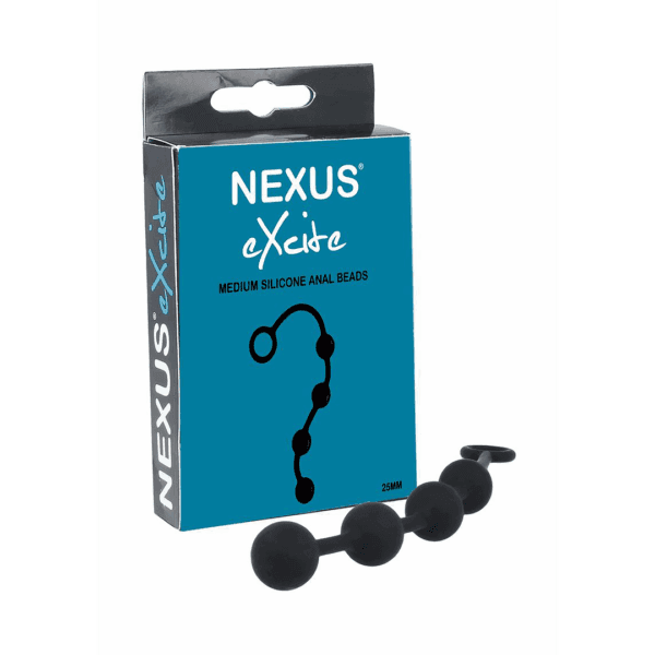 excite medium silicone anal beads Excite Medium - Silicone Anal Beads